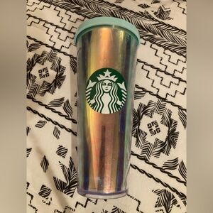 Starbucks Cold Venti Cup tumbler 2019 holiday mermaid scales iridescent